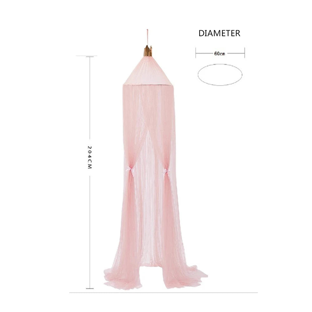 Ciel de lit princesse dimensions hauteur 240cm diamètre 60cm – Ciel de Lin
