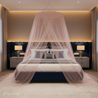 Ciel de lit adulte romantique – Moustiquaire chic - Vue 4 – Ciel de Lin