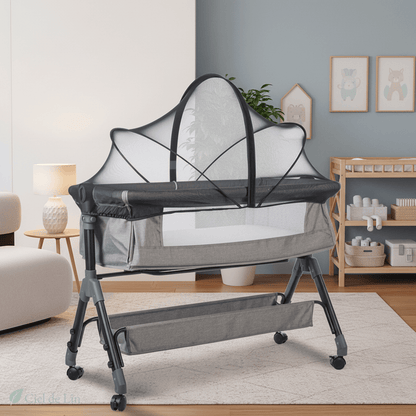 Ciel de lit moustiquaire bébé – Protection respirante pliable anti-insectes pour berceau - Vue 2 – Ciel de Lin