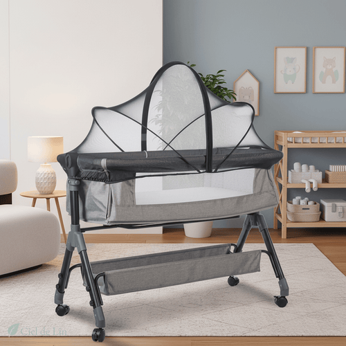 Ciel de lit moustiquaire bébé – Protection respirante pliable anti-insectes pour berceau - Vue 2 – Ciel de Lin