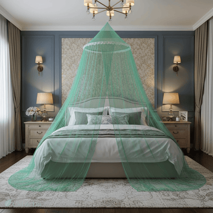 Ciel de lit moustiquaire dôme – Protection cosy et élégante - Vue 2 – Ciel de Lin