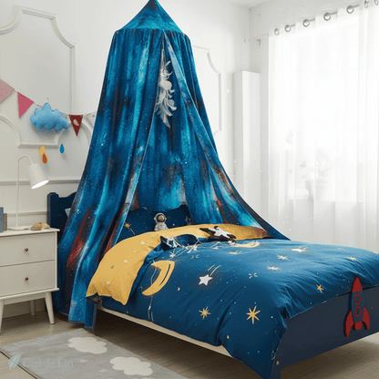 Ciel de lit enfant dôme de nuit – Baldaquin moustiquaire décoratif pour chambre cosy - Vue 1 – Ciel de Lin