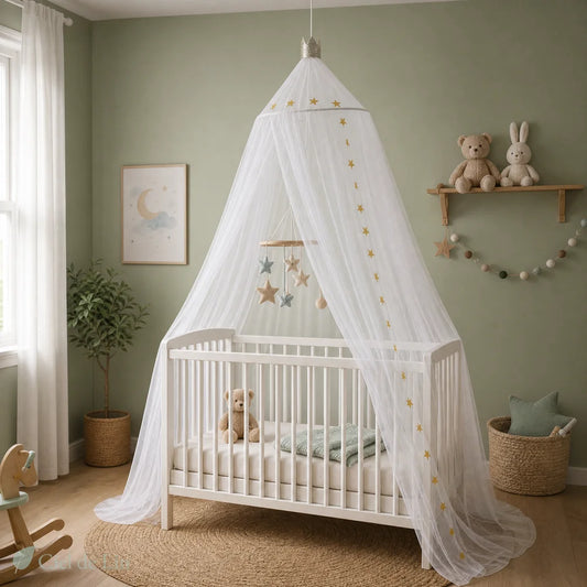 moustiquaire bébé suspendue blanc – Ciel de Lin
