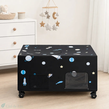 moustiquaire lit bebe espace angle gauche