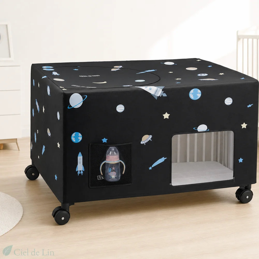 moustiquaire lit bebe espace face