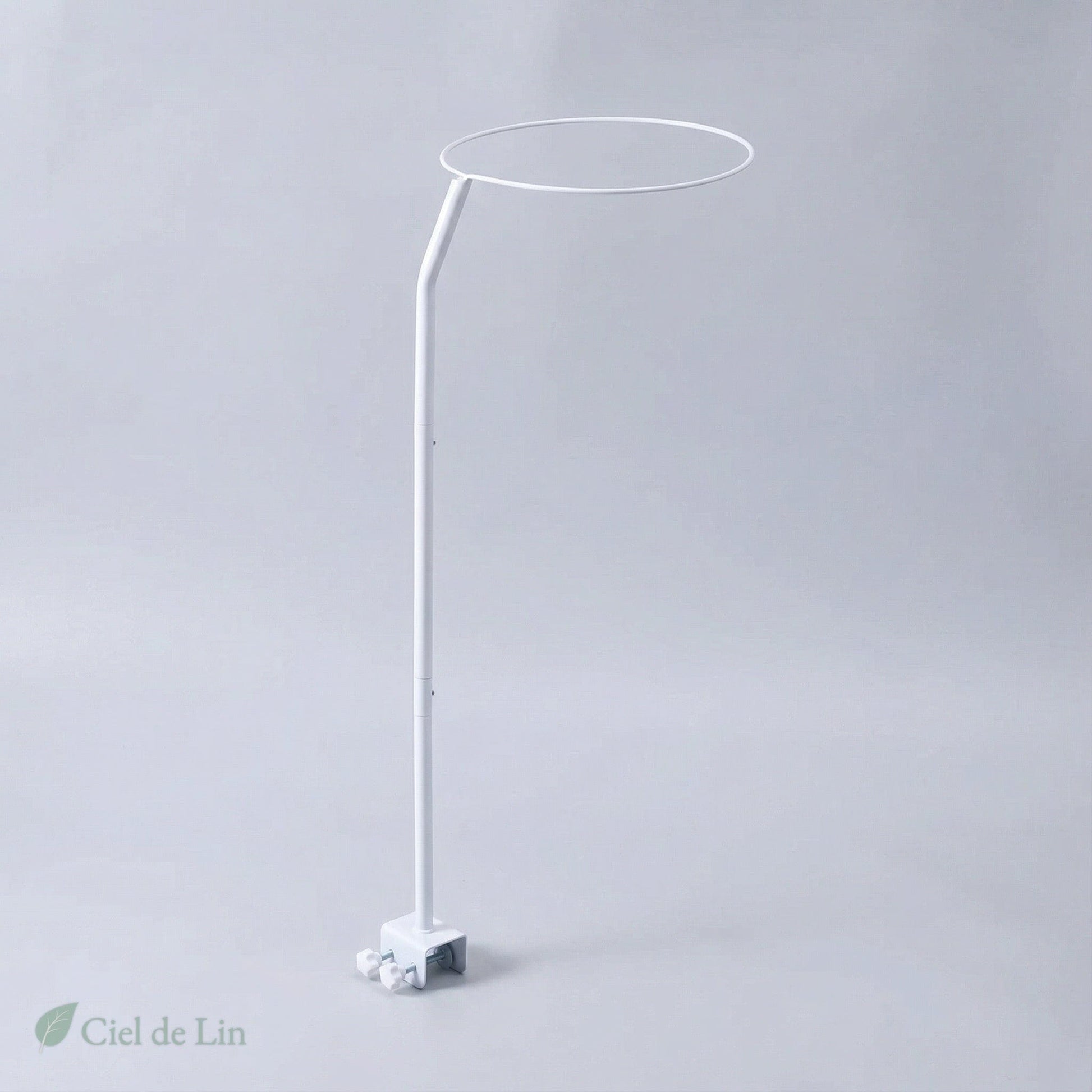 Support universel pour installer un ciel de lit sur berceau – Anneau 35 cm - Vue 2 – Ciel de Lin